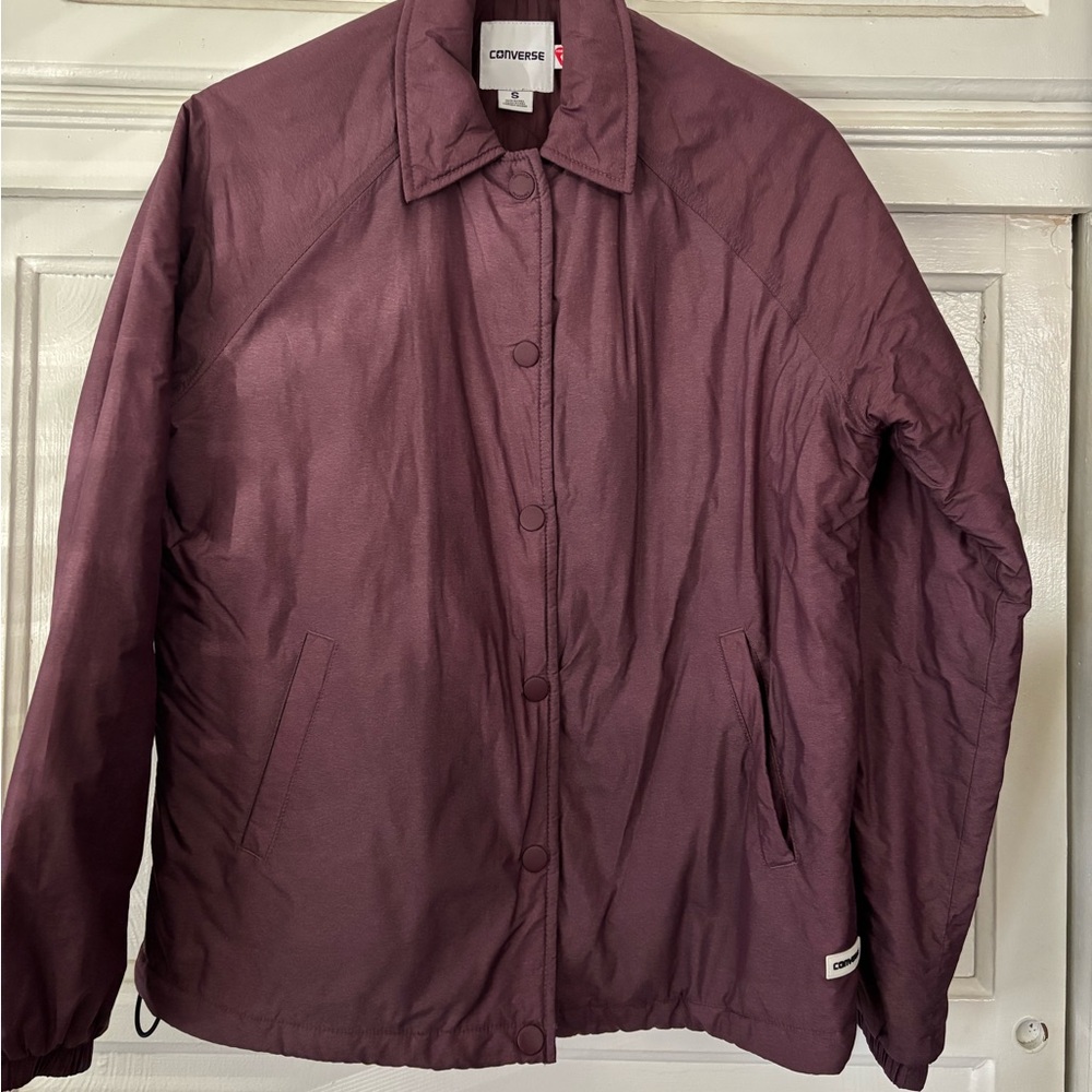 Converse Plum Quilted Jacket